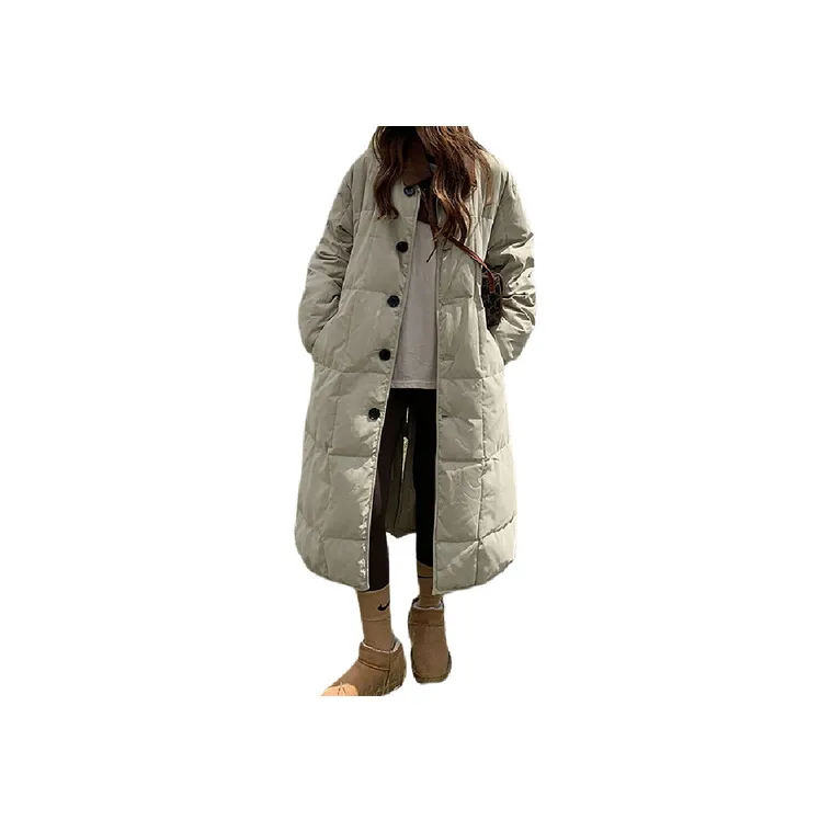 Loose Fashionable Quilted Jacket Women-0