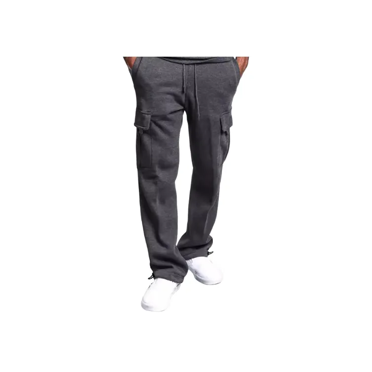 Casual Straight Leg Blended Synthetic Fabrics Casual Pants-0