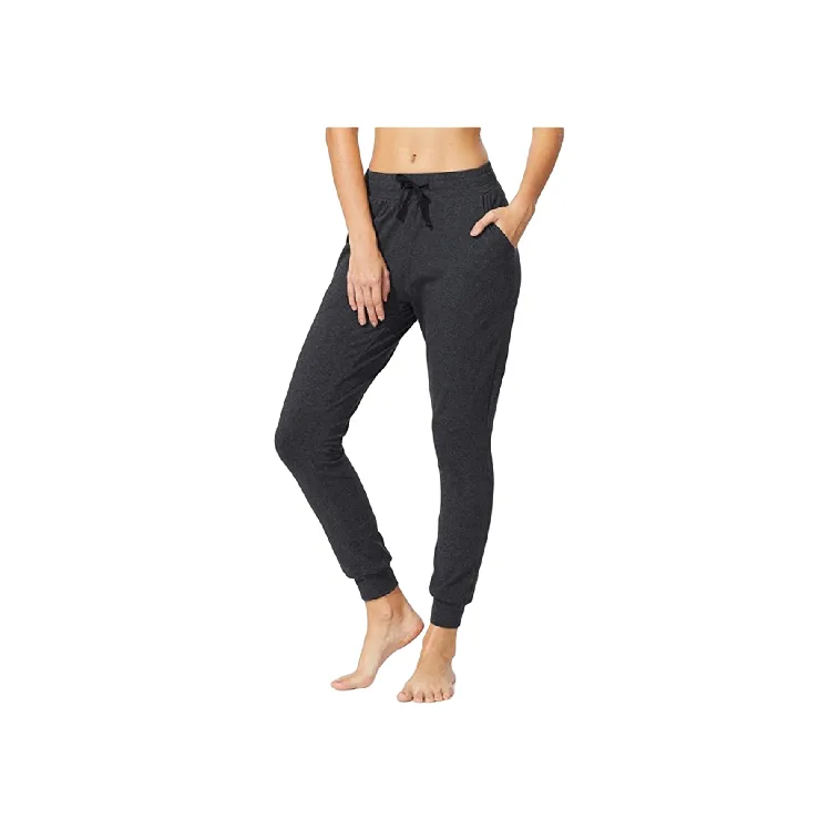 Simple Casual Polyester Sports Pants Women-0