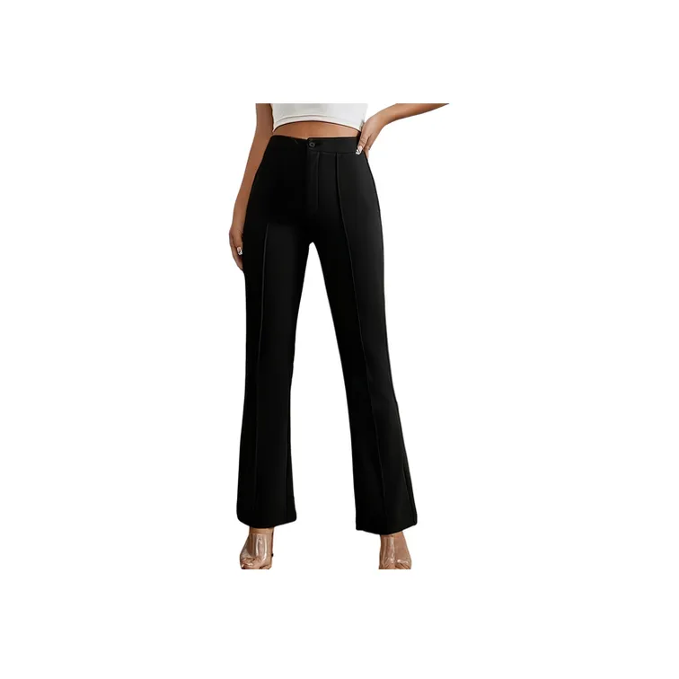 Fashionable Simple Suit Trousers-4