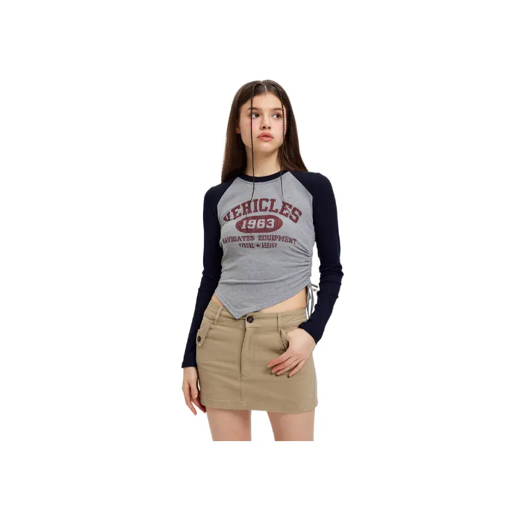 Casual Loose Polyester T Shirt Women-7