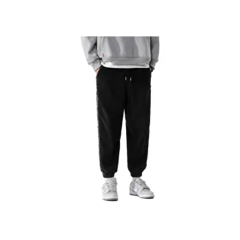 New Style National Fashion Corduroy Casual Cashew Flower Stitching Sports Pants swag OOTD