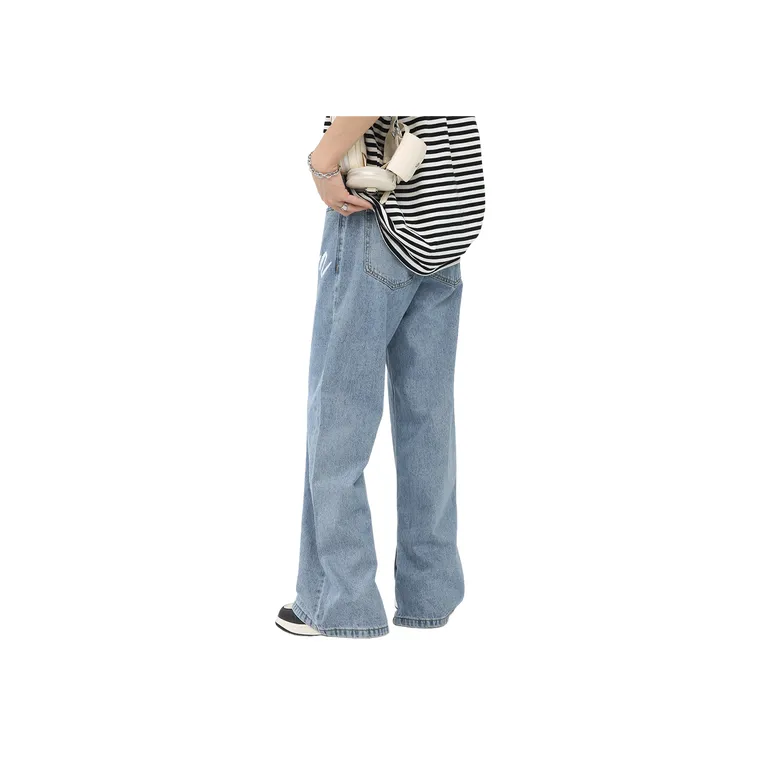 Loose Straight Leg Jeans-2