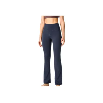 Fashionable Sporty Nylon Spandex Double Sided Brushed Fabric Casual Pants Women