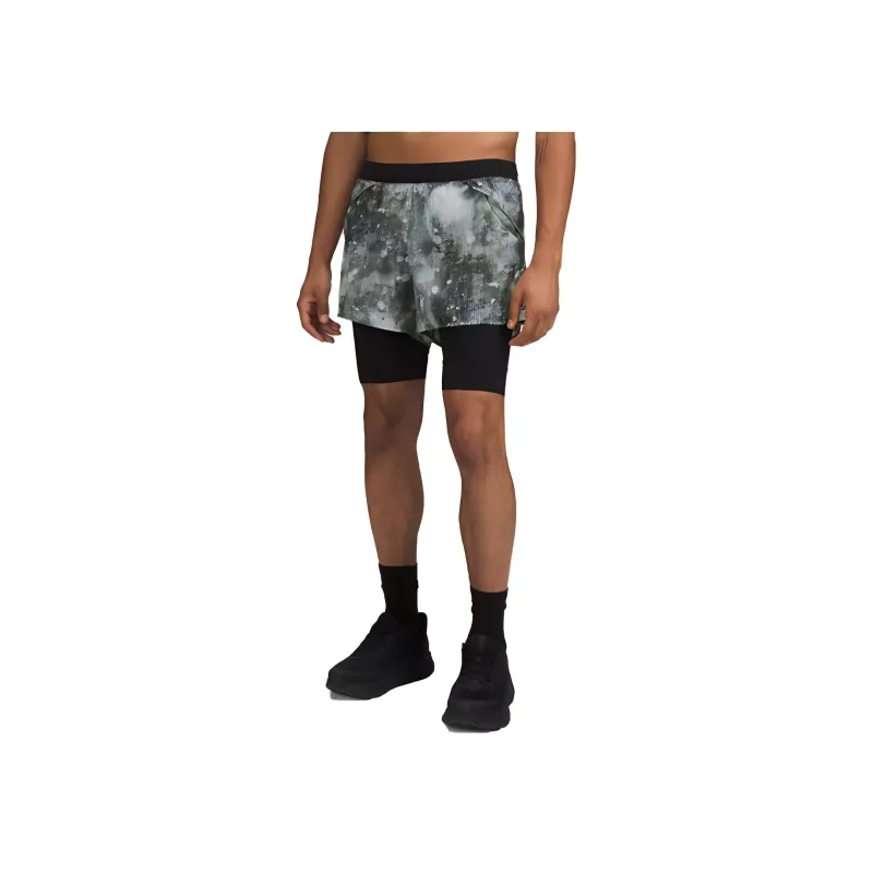 Lululemon LAB Casual Shorts Men's Green-3