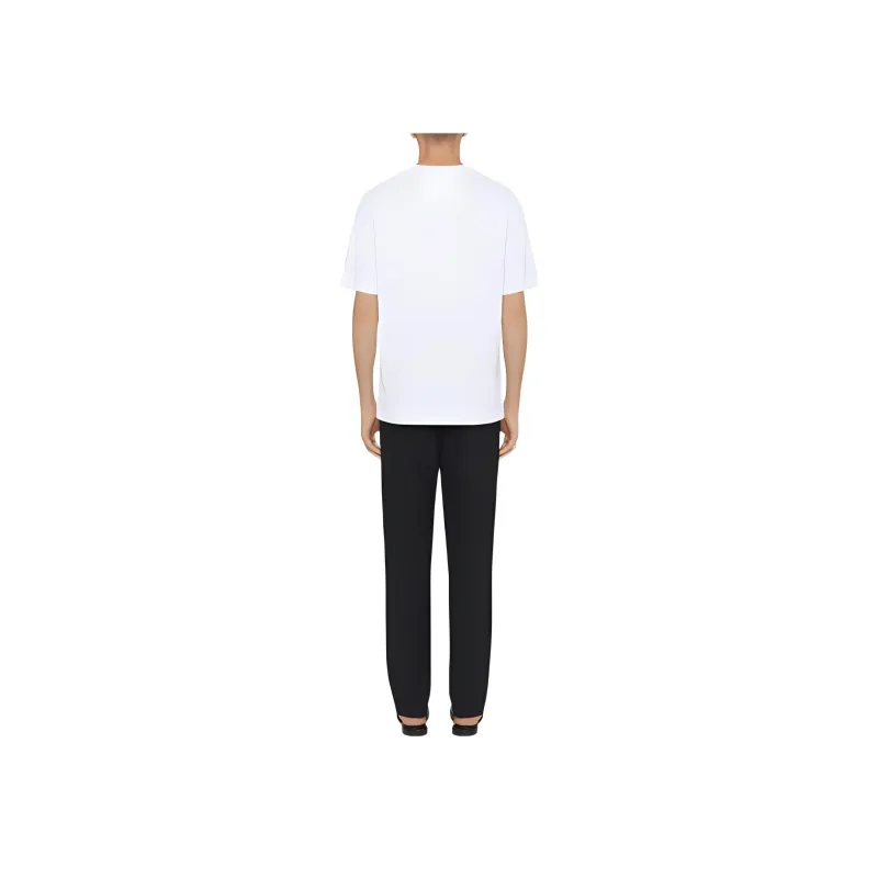 Givenchy Slogan Embroidered Crewneck T Shirt-2