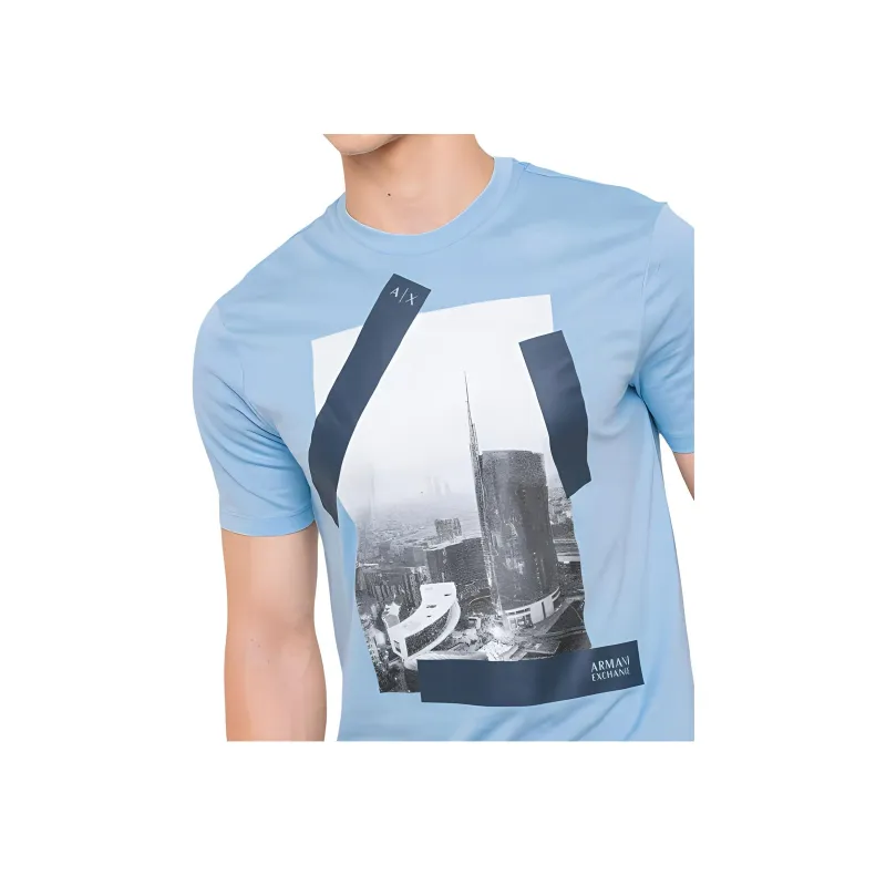 ARMANI EXCHANGEAE T Shirt Men's Blue-4