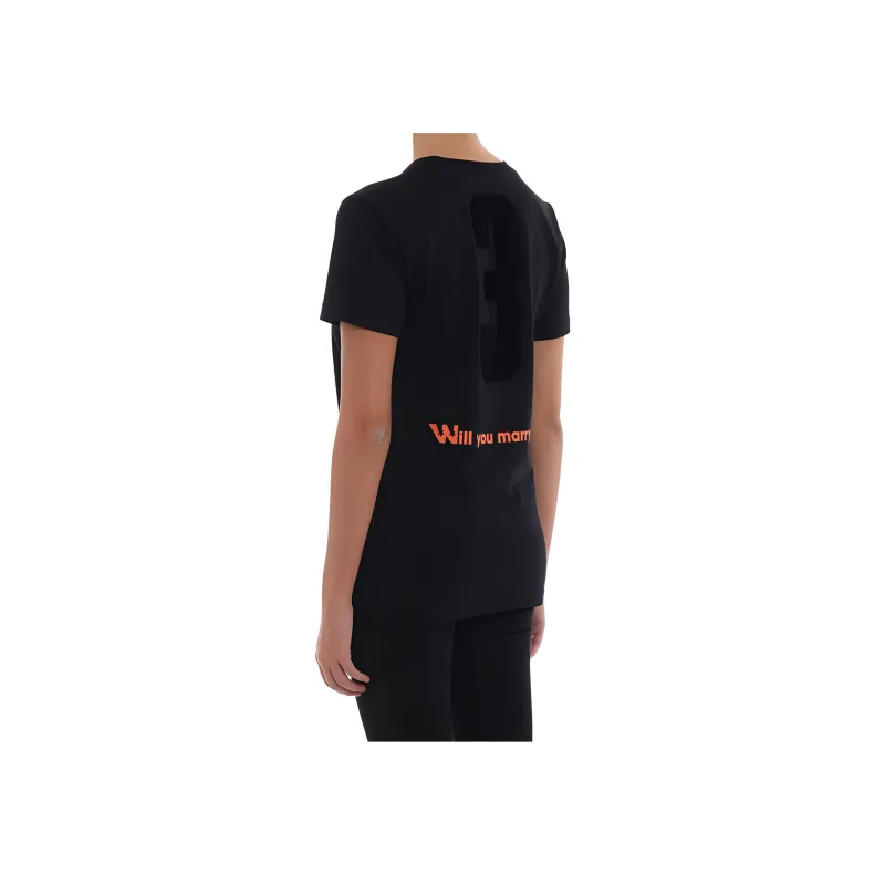 OFF WHITE T Shirts Women's Black-2
