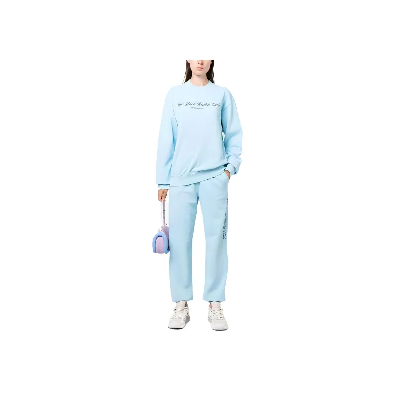 SPORTY & RICH Text print Cotton Sweatshirt-1