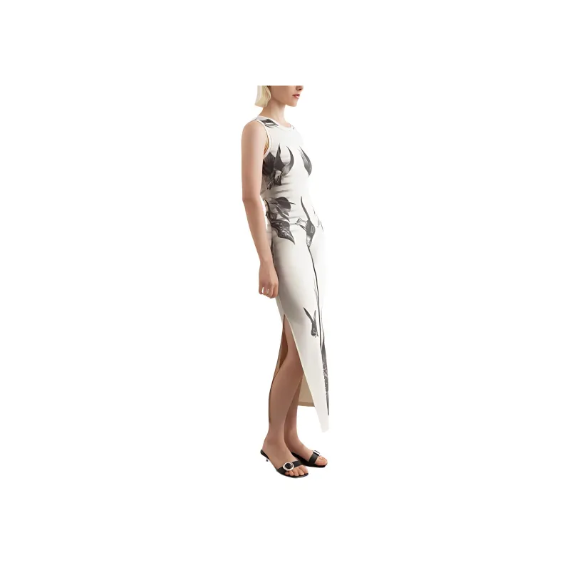 Jean Paul Gaultier Floral print Midi Dress-2