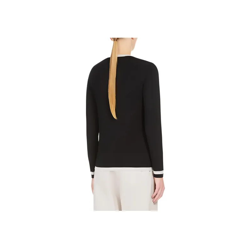 'S MAX MARA V Neck Buttoned Cardigan-3