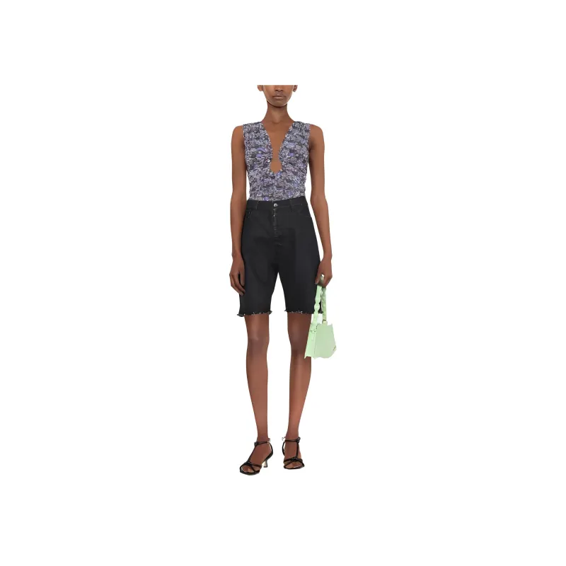 ISABEL MARANT Jillya Jersey V-Neck Top-1
