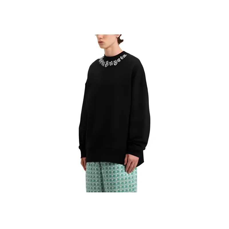 PALM ANGELS Logo print Cotton Sweatshirt-3