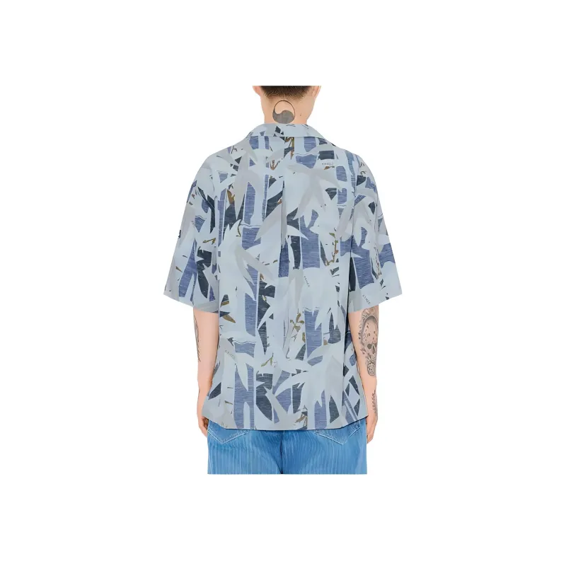 KENZO Chiku Rin Camo Hawaiian Shirt-3