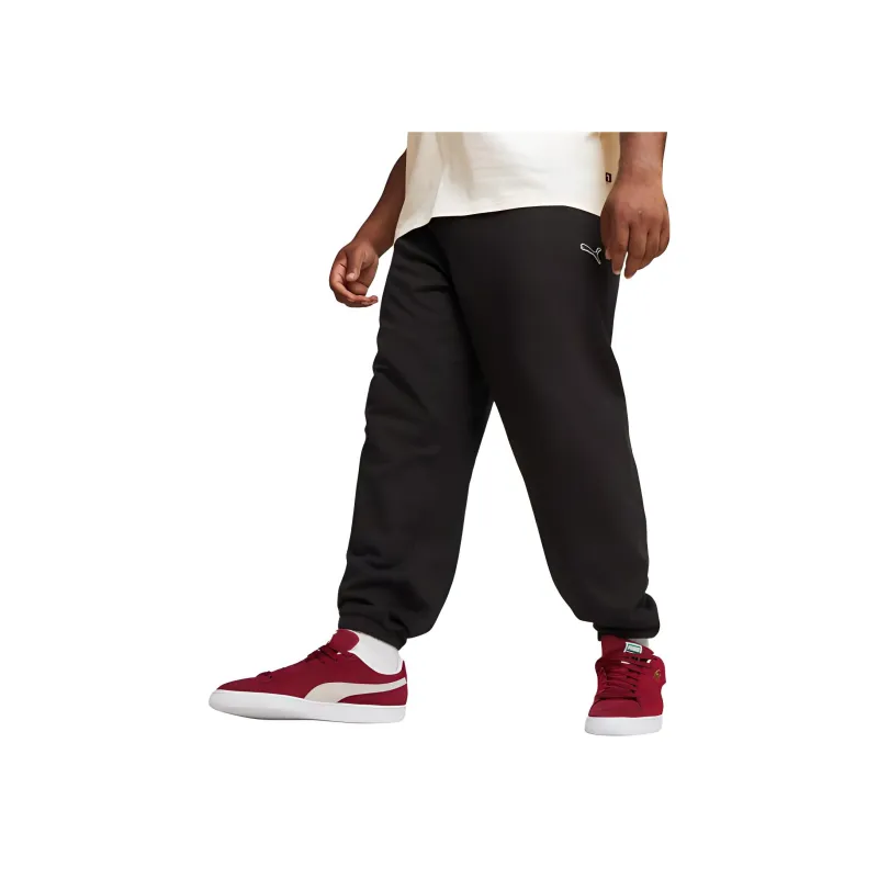 PUMA Knitted Sweatpants Men's Black-3
