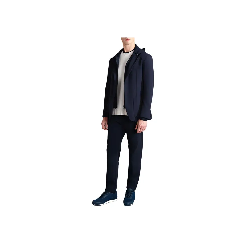 Paul & Shark Two tone Ribbed Jumper-1