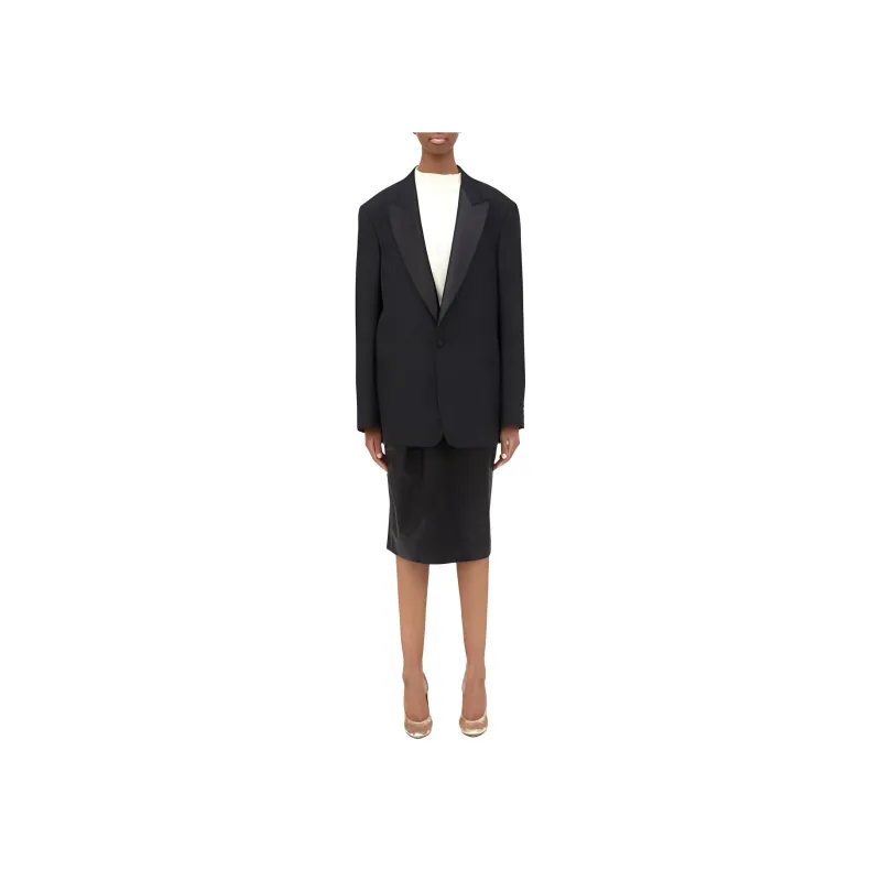 Maison Margiela Striped Effect Oversize Tuxedo Blazer-2