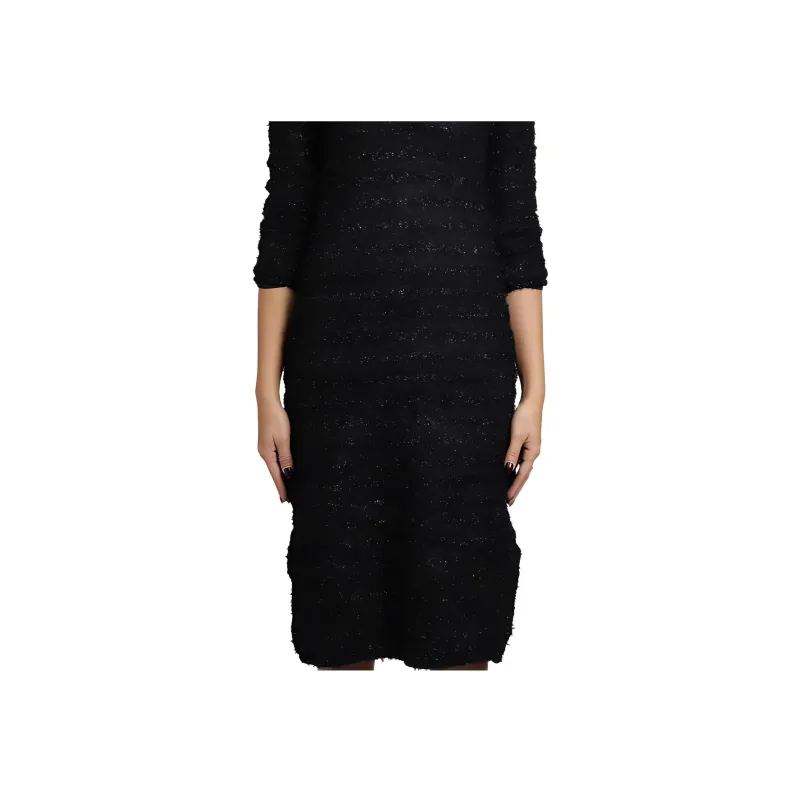 Balenciaga Tweed Button up Dress-4