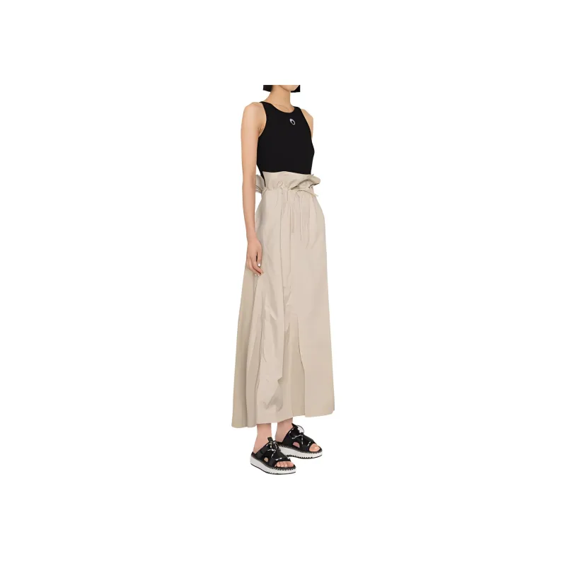 Y 3 A line Crinkled Maxi Skirt-2