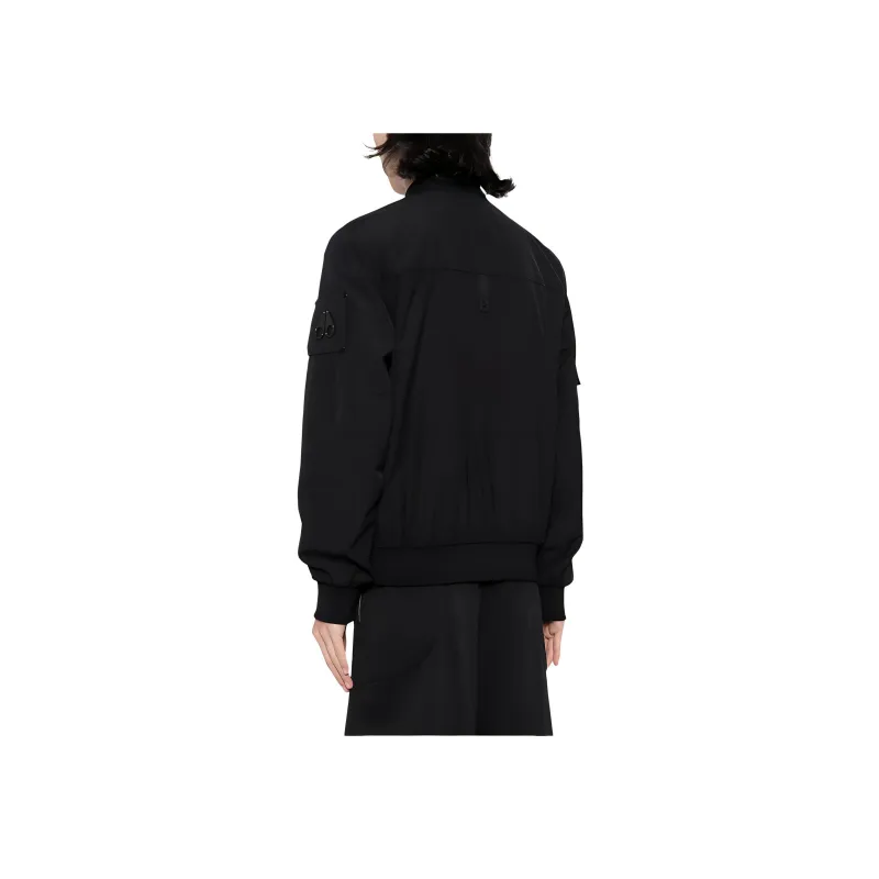 Moose Knuckles Courville Zip Up Bomber Jacket-3