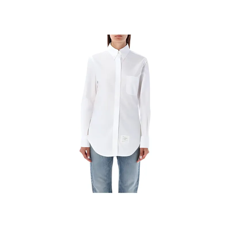 THOM BROWNE Oxford Button-Up Shirt-2