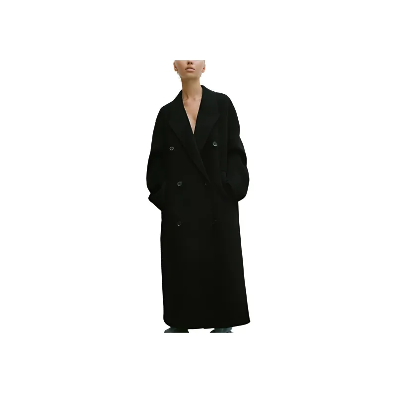 ZARA Coats Women's Black-2