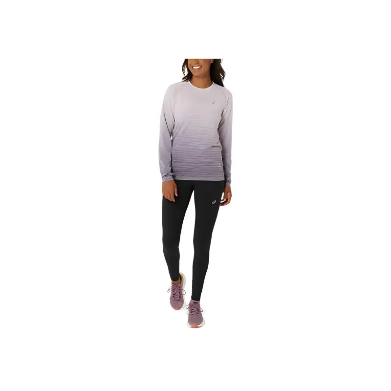 Asics T Shirt Women's Gray Purple Red-1