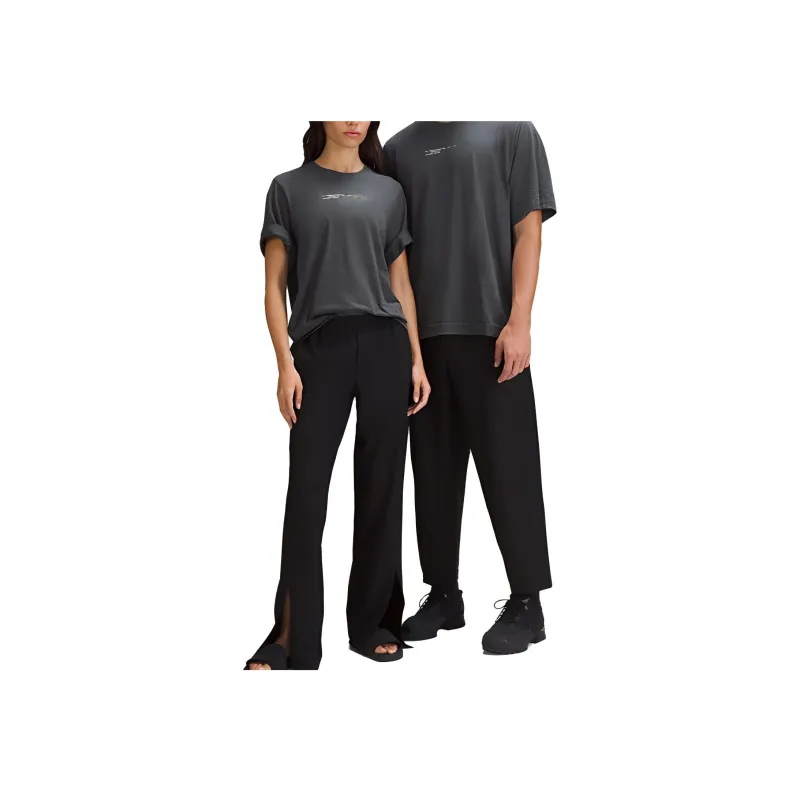 Lululemon Lab Series T Shirts Men Linen/Black-1