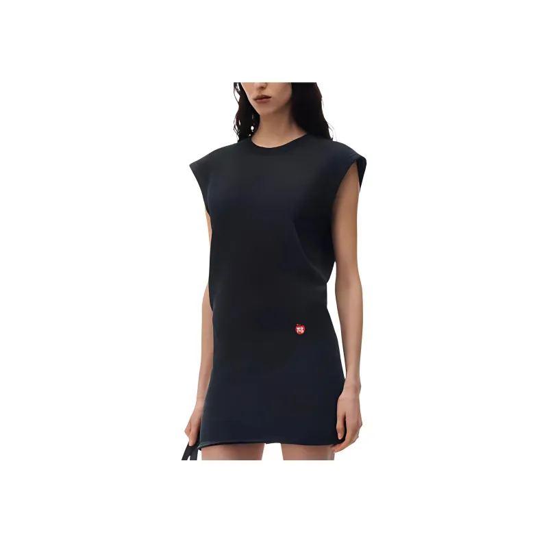 Alexander Wang Cap sleeves Ribbed knit Minidress-1