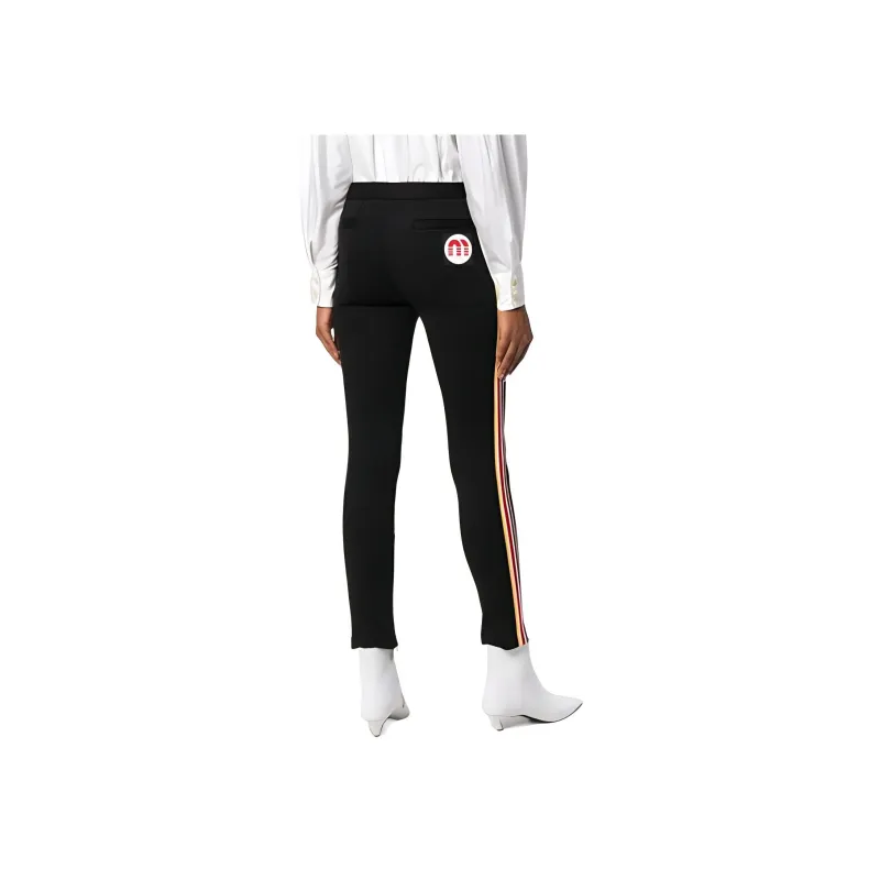 MIU MIU Knitted Sweatpants Women's Black-3