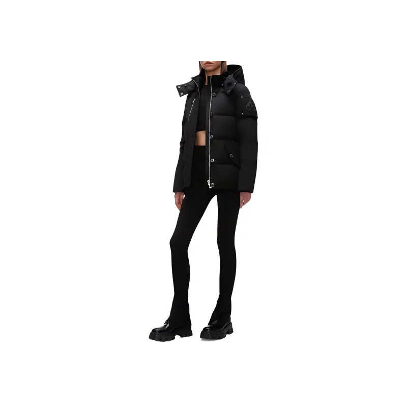 Moose Knuckles Down Jackets Women's Black-3