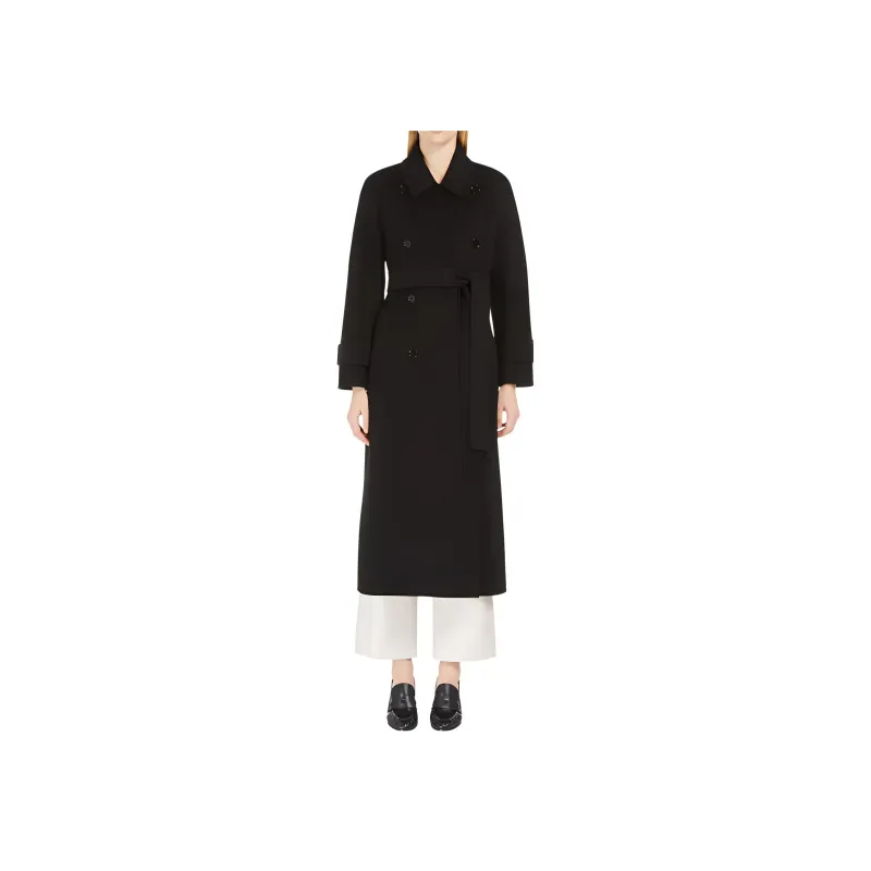 'S MAX MARA Hester Straight Hem Belted Coat-1