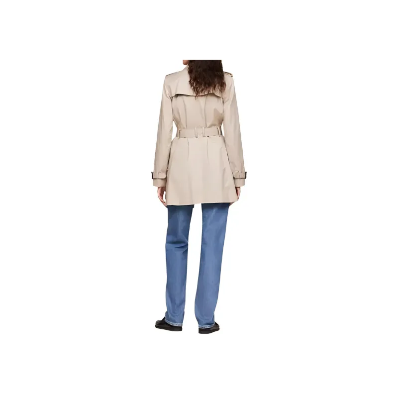 Tommy Hilfiger Trench Coat Women's Beige-3