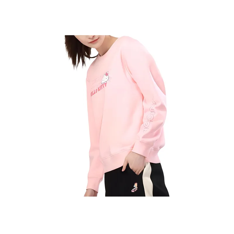 VICTOR x Sanrio/ HELLO KITTY Sweatshirt Women's Light Pink-1