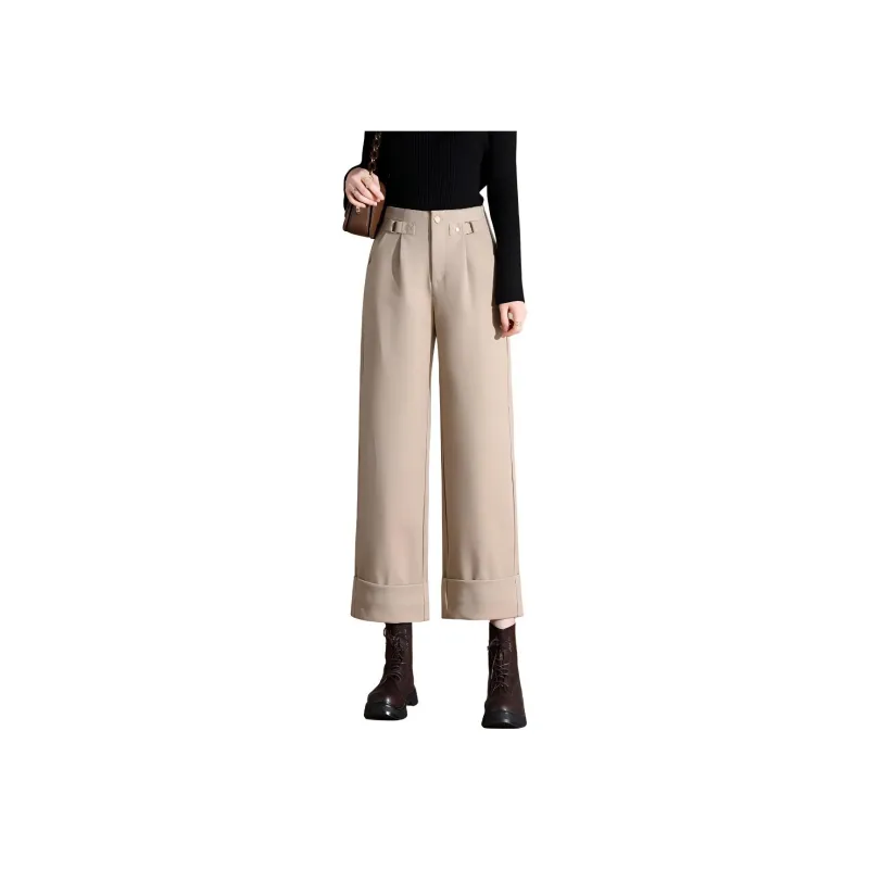 Weixi Casual Pants Women's Light Khaki-1