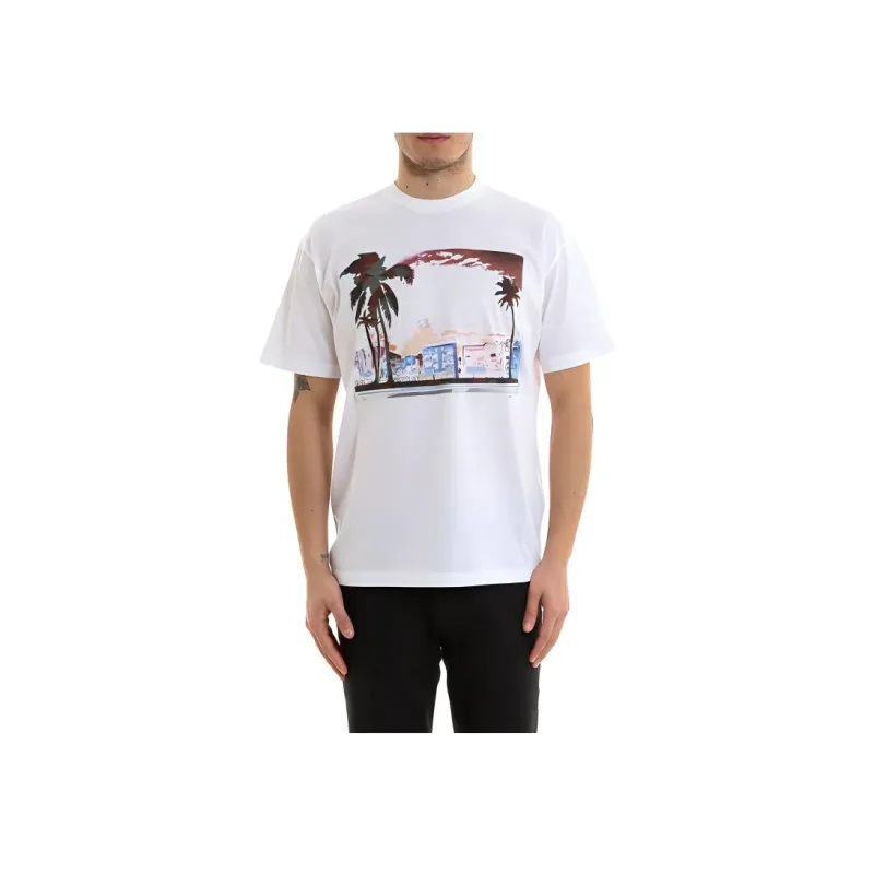 PRADA T-Shirts Men White-1