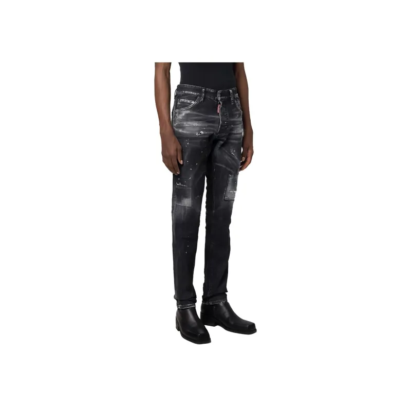 DSQUARED2 Low rise Distressed Skinny Jeans-3