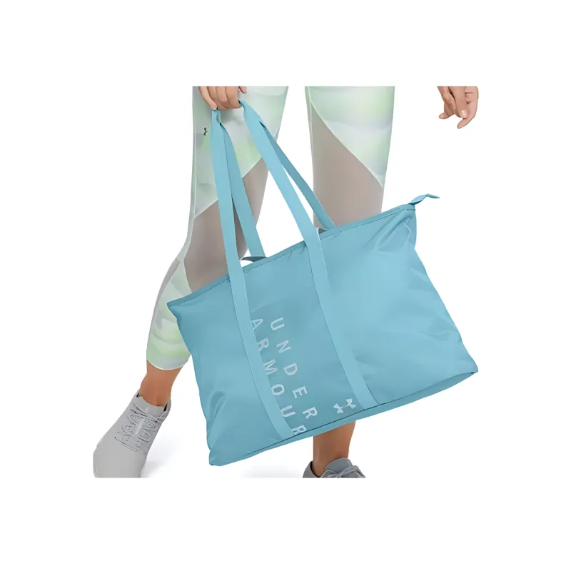 Under Armour Water Resistant Fabric Shopping Bag Handheld Bag Handbag Women's Sky Blue-2