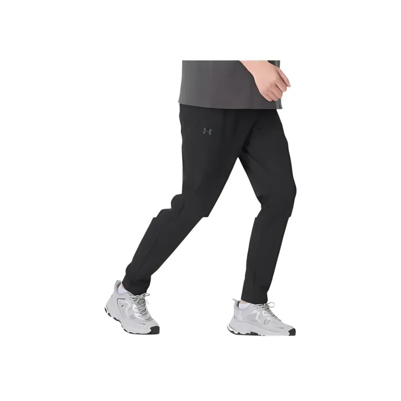 Under Armour Casual Pants Unisex Black Comes With Necklace-4