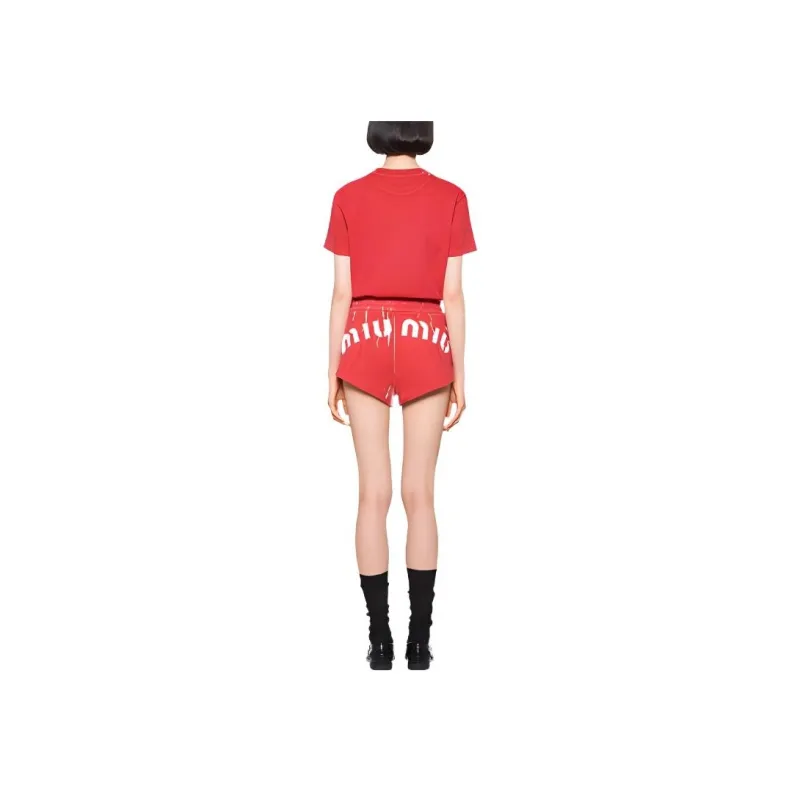MIU MIU T Shirts Women's Red-2