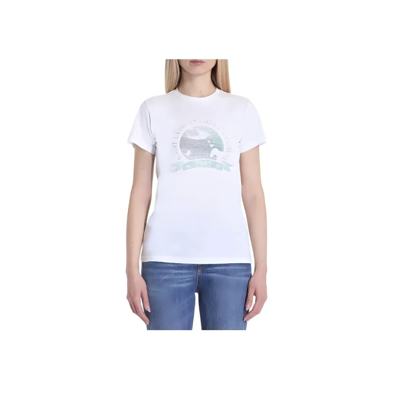 SAINT LAURENT Music Festival Crewneck T Shirt-2