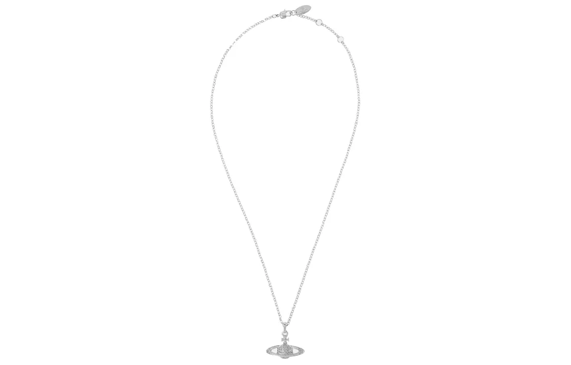 Vivienne Westwood Women's Collana Mini Bas Relief Silver