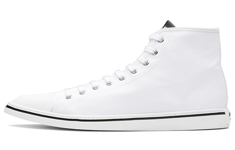 【関税&送料込】Prada White Canvas Sneakers Amazon.com | Prada Women's 1E293I White Fabric Cloudbust