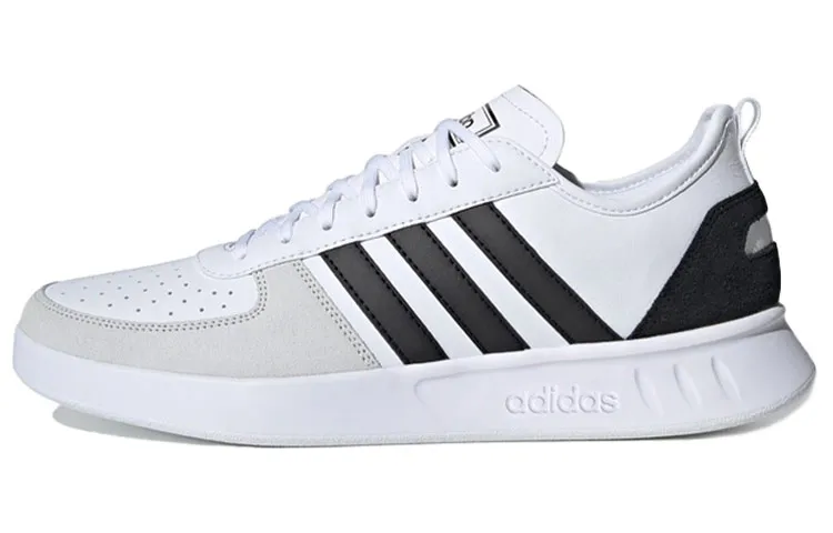 adidas Court80s Black White Grey - POIZON