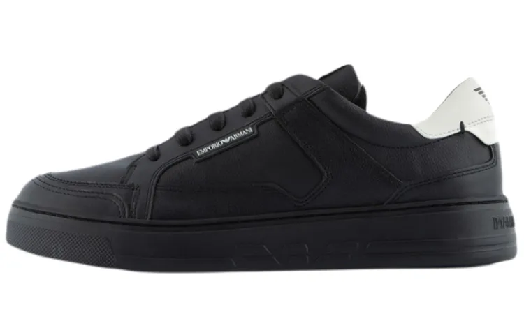 armani sneakers black gold