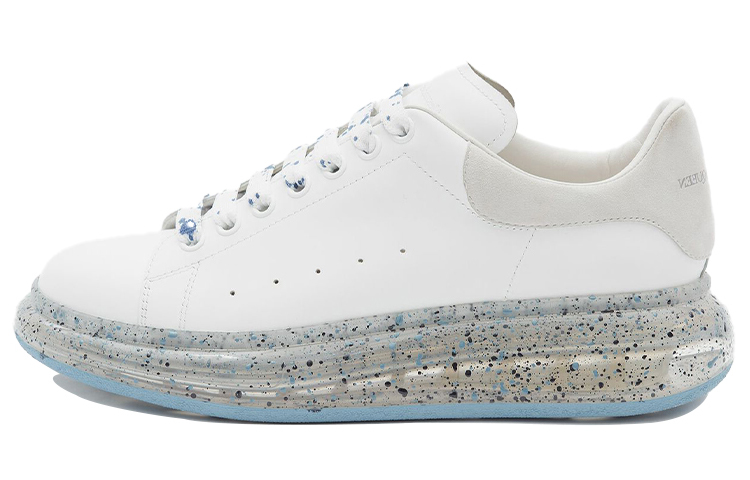 Alexander McQueen Oversized White Splatter Blue US M 9 - POIZON