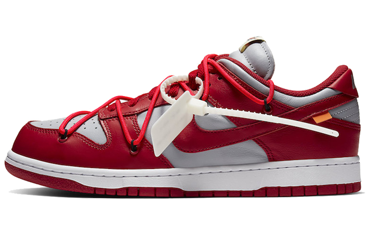 Nike Dunk Low Off White University Red POIZON