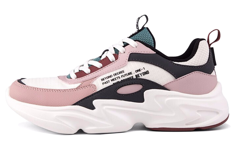 361° Chunky Sneakers Women's Low-Top White Pink US W 5 - POIZON