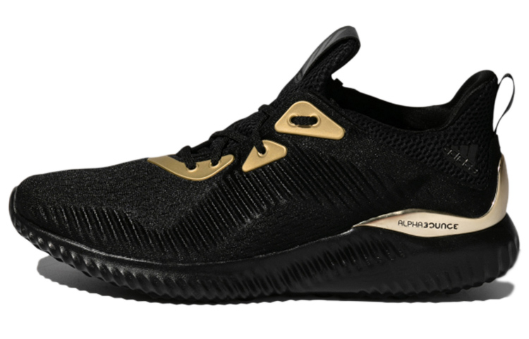 Adidas Alphabounce 1 Black Gold Metallic US M 5 - POIZON