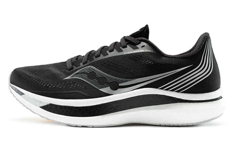 Saucony Endorphin Pro Black Silver - POIZON